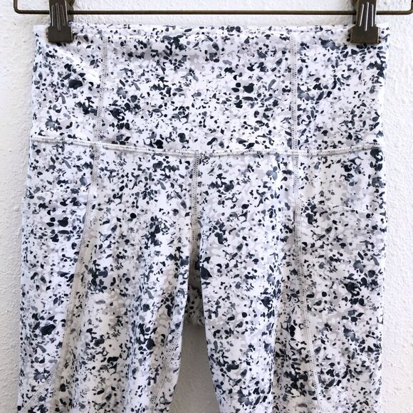 ATHLETA Sandstone Salutation Stash Pocket Speckled Tight XS Size - Picture 4 of 9